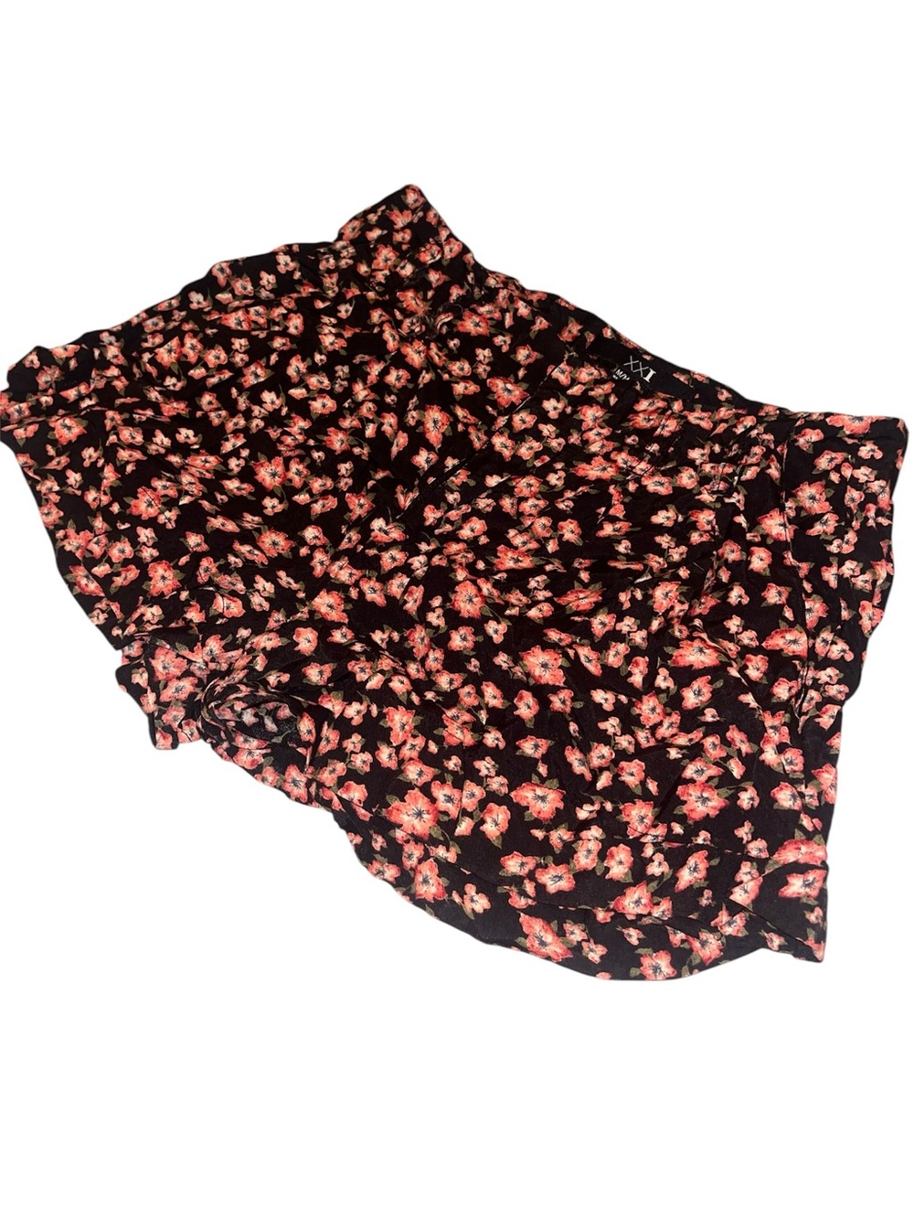 2/$12 Floral mini shorts